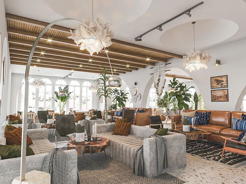 Phong cách nội thất quán cafe